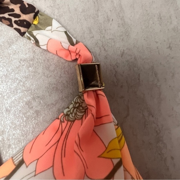 Victoria's Secret Forever Sexy bikini floral leopard animal print large - Picture 14 of 16